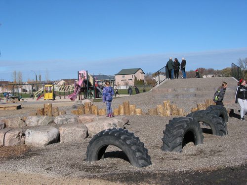 Canstar Community News Sept. 17, 2018 - J.A. Cuddy School students enjoy recess in the playground that is part of the Sanford Community Greenspace officially opened on Oct. 17. (ANDREA GEARY/CANSTAR COMMUNITY NEWS)