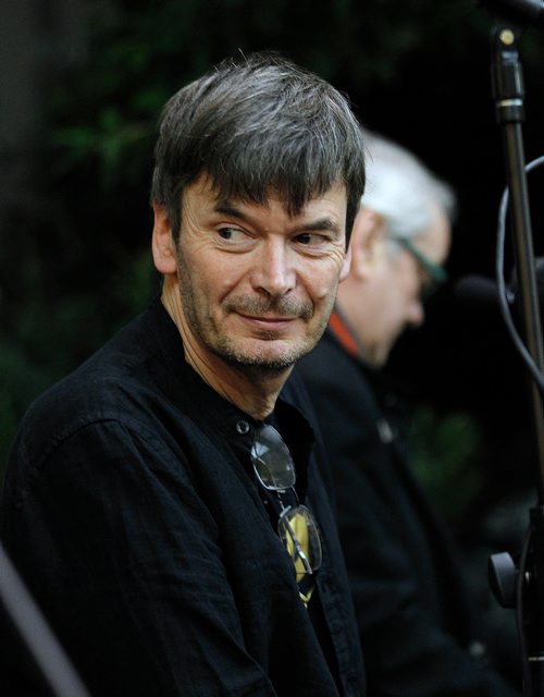 PHIL HOSSACK / WINNIPEG FREE PRESS - Author Ian Rankin surveys the standing room only crowd at McNally Robinsons Grant Park location Friday as he launches his newest book ""In A House of Lies" in Canada with a cross country tour.  See story. - October 26, 2018