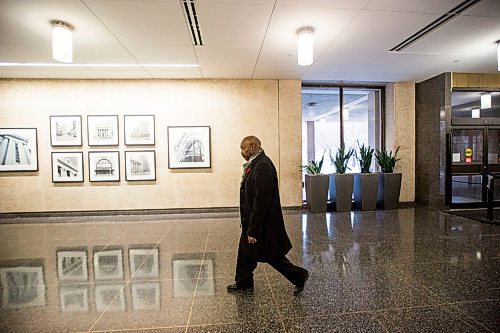 MIKAELA MACKENZIE / WINNIPEG FREE PRESS
Markus Chambers, councillor-elect for the new ward of St. Norbert-Seine River, takes a look around City Hall in Winnipeg on Wednesday, Oct. 31, 2018. 
Winnipeg Free Press 2018.