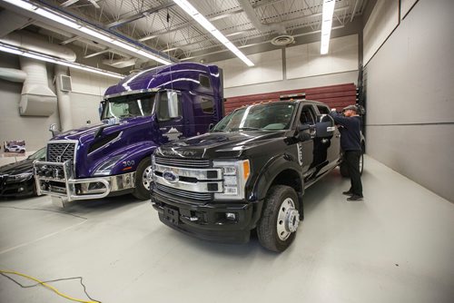 MIKE DEAL / WINNIPEG FREE PRESS
Drugs and vehicles were on display at the MPI depot on Plessis Rd Thursday morning as the WPS, RCMP, Provincial representatives and the Mayor announced that a major Inter-Provincial Illicit Drug Network was dismantled during Project Riverbank. 
181101 - Thursday, November 01, 2018.