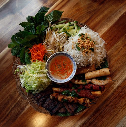 PHIL HOSSACK / WINNIPEG FREE PRESS -House Deluxe Vermicelli, Resto for next week is Pho Hoang, in its new location, 235 Portage ave.. - November 6, 2018