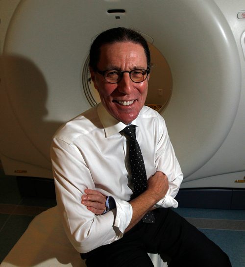 PHIL HOSSACK / WINNIPEG FREE PRESS - Dr Daniel Lindsay poses with a CT scanner in his diagnostic Imaging Centre in Selkirk. See Kevin Rollason's story re Remeberance Day. - November 7, 2018