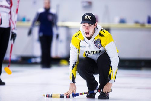 MIKAELA MACKENZIE / WINNIPEG FREE PRESS
Team Manitoba skip Colin Kurz at the Fort Rouge Curling Club in Winnipeg on Friday, Nov. 9, 2018. 
Winnipeg Free Press 2018.