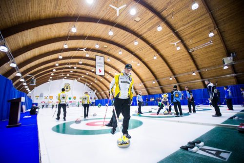 MIKAELA MACKENZIE / WINNIPEG FREE PRESS
Team Manitoba skip Colin Kurz at the Fort Rouge Curling Club in Winnipeg on Friday, Nov. 9, 2018. 
Winnipeg Free Press 2018.