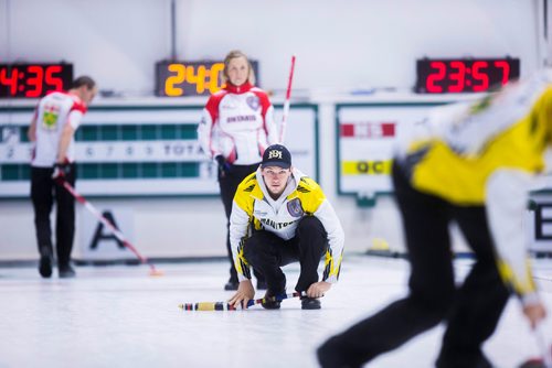 MIKAELA MACKENZIE / WINNIPEG FREE PRESS
Team Manitoba skip Colin Kurz at the Fort Rouge Curling Club in Winnipeg on Friday, Nov. 9, 2018. 
Winnipeg Free Press 2018.