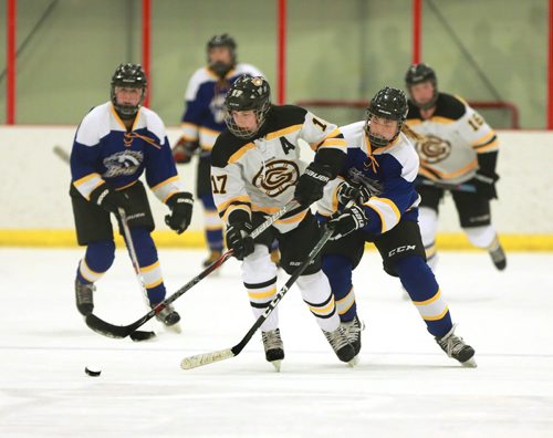 RUTH BONNEVILLE / WINNIPEG FREE PRESS

Sports Agate - High School Girls Hockey.
JH Bruns Broncos (blue) play against the Garden City Gophers in the second period at Seven Oaks Arena Wednesday.



Nov 14th, 2018