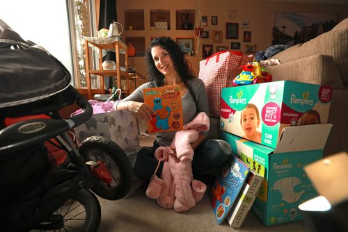 RUTH BONNEVILLE / WINNIPEG FREE PRESS

Description: Volunteer column. 

Photo of Brandi Armstrong who volunteers with -  You Can't Spoil a Baby, an organization that collects and delivers gifts of baby clothes and items to help Manitoba families in need.  Armstrong collects and packages up the items and coordinates them to be delivered to people in need all over Manitoba. 


Aaron Epp
Volunteers columnist, Winnipeg Free Press


Nov 16th, 2018
