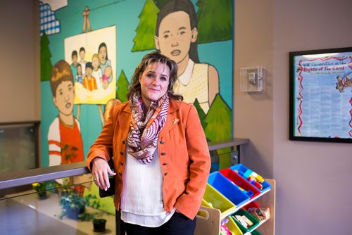 MIKAELA MACKENZIE / WINNIPEG FREE PRESS
Daphne Penrose poses for a portrait after the release of this year's Child Advocate Report in Winnipeg on Monday, Nov. 19, 2018.
Winnipeg Free Press 2018.