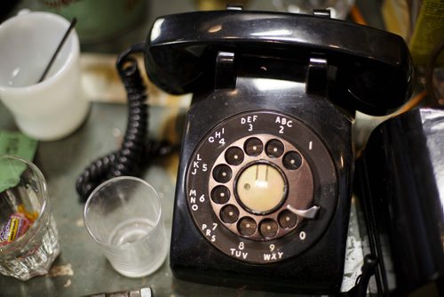 MIKE DEAL / WINNIPEG FREE PRESS
Various objects that John Gzowski the guy responsible for creating the foley sound effects for RMTCs upcoming production of Its a Wonderful Life: The Radio Play, will be using set up in a rehearsal space at RMTC.
181114 - Wednesday, November 14, 2018.