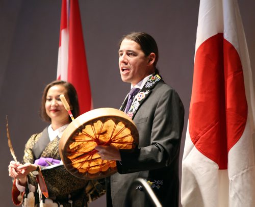 SUBMITTED PHOTO / GLENN KOGA

L-R: Event emcee Marli Sakiyama and Winnipeg-Centre MP Robert-Falcon Oullette at the National Association of Japanese Canadians (NAJC) and Japanese Cultural Association of Manitoba (JCAM) Gala Dinner on Sept. 22, 2018 at the the Canadian Museum for Human Rights. (See Social Page)