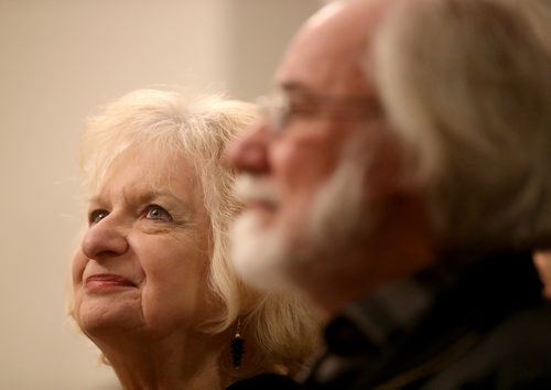 TREVOR HAGAN / WINNIPEG FREE PRESS
Wilma and Cliff Derksen at the opening of Candace House, a refuge for victims and survivors of violent crimes, Monday, November 26, 2018.