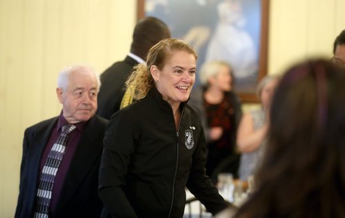 TREVOR HAGAN / WINNIPEG FREE PRESS
Gov. Gen. Julie Payette visits Fort Gibraltar, Monday, November 26, 2018.