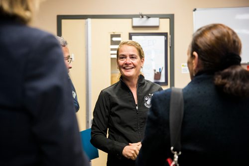 MIKAELA MACKENZIE / WINNIPEG FREE PRESS
Governor General Julie Payette tours labs at the Richardson Centre for Functional Foods and Nutraceuticals at the University of Manitoba in Winnipeg on Monday, Nov. 26, 2018.
Winnipeg Free Press 2018.