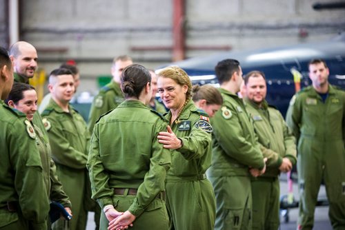 MIKAELA MACKENZIE / WINNIPEG FREE PRESS
Governor General Julie Payette tours the Canadian Forces Base 17 Wing in Winnipeg on Tuesday, Nov. 27, 2018.
Winnipeg Free Press 2018.