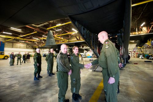 MIKAELA MACKENZIE / WINNIPEG FREE PRESS
Governor General Julie Payette tours the Canadian Forces Base 17 Wing in Winnipeg on Tuesday, Nov. 27, 2018.
Winnipeg Free Press 2018.