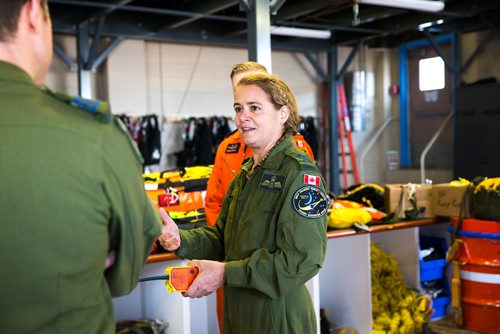 MIKAELA MACKENZIE / WINNIPEG FREE PRESS
Governor General Julie Payette tours the Canadian Forces Base 17 Wing in Winnipeg on Tuesday, Nov. 27, 2018.
Winnipeg Free Press 2018.