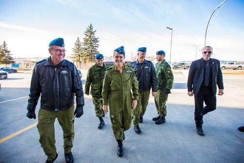 MIKAELA MACKENZIE / WINNIPEG FREE PRESS
Governor General Julie Payette tours the Canadian Forces Base 17 Wing in Winnipeg on Tuesday, Nov. 27, 2018.
Winnipeg Free Press 2018.