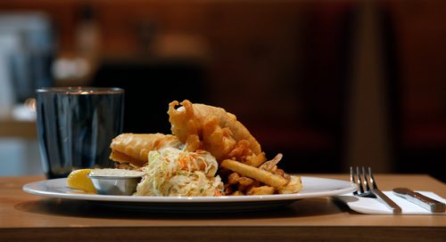 PHIL HOSSACK / WINNIPEG FREE PRESS - REVIEW-Capital Grill - Bar on Broadway. Fish and Chips See Alison Gilmore's tale. - November 27, 2018