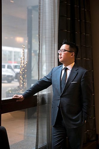 MIKAELA MACKENZIE / WINNIPEG FREE PRESS
Gary Ng, a 34 yr old U of M grad who just acquired PI Financial for $100 million, poses for a portrait at the Fairmont in Winnipeg on Wednesday, Nov. 28, 2018.
Winnipeg Free Press 2018.