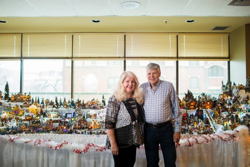 MIKAELA MACKENZIE / WINNIPEG FREE PRESS
Brian and Terry Vanoutrive and their Christmas village that they build every year at their residence, Fred Douglas Place, in Winnipeg on Friday, Nov. 23, 2018.
Winnipeg Free Press 2018.