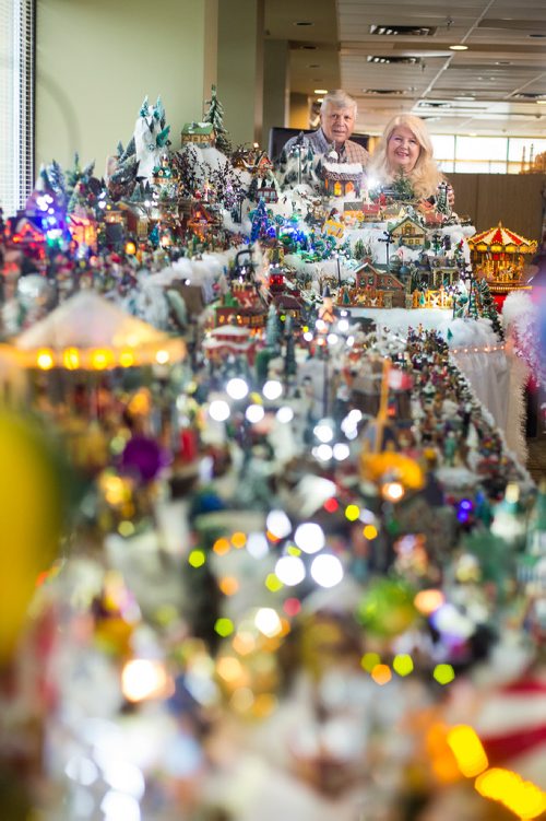 MIKAELA MACKENZIE / WINNIPEG FREE PRESS
Brian and Terry Vanoutrive and their Christmas village that they build every year at their residence, Fred Douglas Place, in Winnipeg on Friday, Nov. 23, 2018.
Winnipeg Free Press 2018.