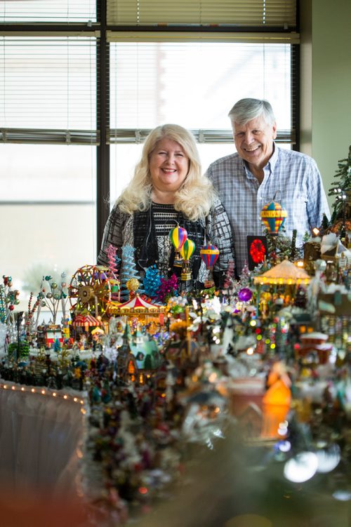 MIKAELA MACKENZIE / WINNIPEG FREE PRESS
Brian and Terry Vanoutrive and their Christmas village that they build every year at their residence, Fred Douglas Place, in Winnipeg on Friday, Nov. 23, 2018.
Winnipeg Free Press 2018.