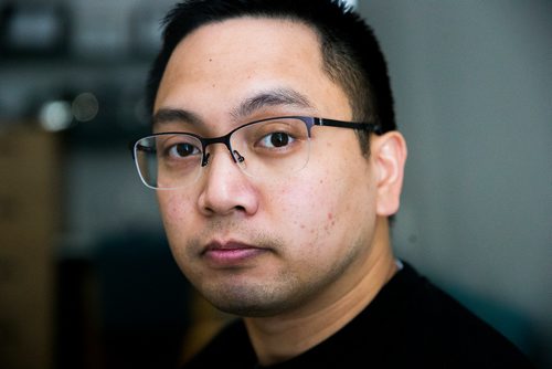 MIKAELA MACKENZIE / WINNIPEG FREE PRESS
Edward Balaquit poses for a portrait at his workplace on the six-month anniversary of his father's disappearance in Winnipeg on Friday, Nov. 30, 2018.
Winnipeg Free Press 2018.