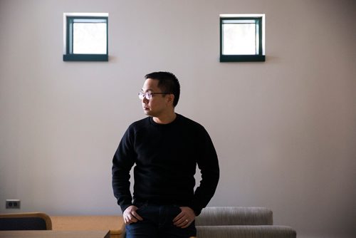 MIKAELA MACKENZIE / WINNIPEG FREE PRESS
Edward Balaquit poses for a portrait at his workplace on the six-month anniversary of his father's disappearance in Winnipeg on Friday, Nov. 30, 2018.
Winnipeg Free Press 2018.