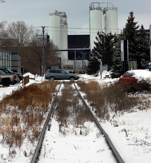 PHIL HOSSACK / WINNIPEG FREE PRESS - Murray Industrial Park rail Spur.  - DECEMBER 3, 2018