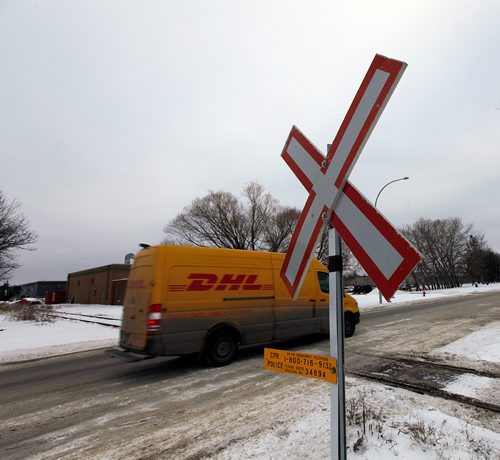 PHIL HOSSACK / WINNIPEG FREE PRESS - Murray Industrial Park rail Spur. See story. - DECEMBER 3, 2018