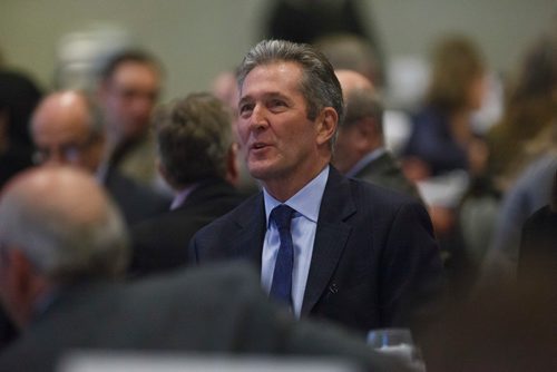 MIKE DEAL / WINNIPEG FREE PRESS
Premier Brian Pallister arrives at the State of the Province event at RBC Convention Centre Thursday morning.
181206 - Thursday, December 06, 2018.