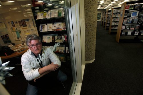 PHIL HOSSACK / WINNIPEG FREE PRESS -  City Social Worker Bruce Fiske poses at the Milennium Library Friday afternoon. See Caitlyn's story. - December 7, 2018