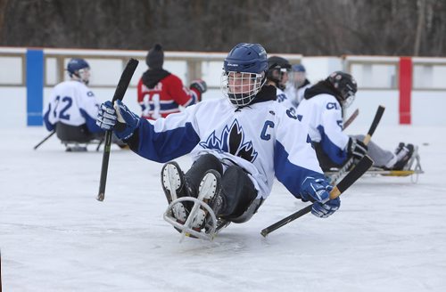 RUTH BONNEVILLE / WINNIPEG FREE PRESS


Members of the Collège Jeanne-Sauvé hockey team learn to play hockey on sleds at the Grand Opening of the  Jumpstart  fully accessible outdoor rink at Dakota Community Centre Tuesday.  

See press release for more info.




Dec 11th, 2018