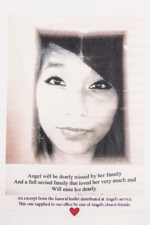 MIKAELA MACKENZIE / WINNIPEG FREE PRESS
Angel's Story, a child death report released by the Manitoba Advocate for Children and Youth to the public in Winnipeg on Thursday, Dec. 13, 2018. 
Winnipeg Free Press 2018.