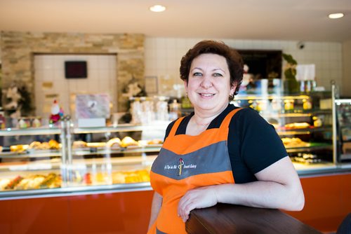 MIKAELA MACKENZIE / WINNIPEG FREE PRESS
Nathalie Gautier at l'Epi de Ble, her French Bakery, in Winnipeg on Thursday, Dec. 13, 2018. 
Winnipeg Free Press 2018.