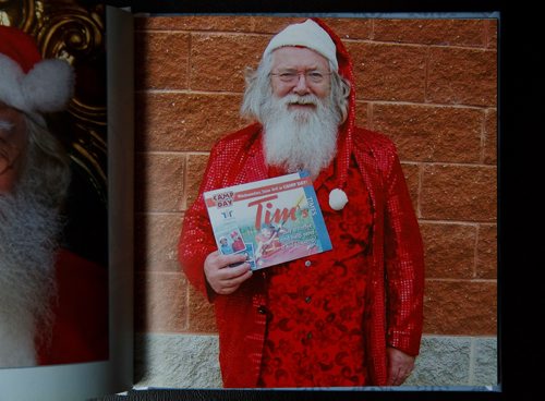 supplied photos
Brian Santa Sanderson 
Summer suit working the drive through to raise money for Tim Hortons Camp Day.
181218 - Tuesday, December 18, 2018.