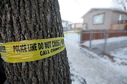 JOHN WOODS / WINNIPEG FREE PRESS
Police tape surrounds 622 McGee Street the scene of Winnipeg's latest murder Tuesday, December 18, 2018.
