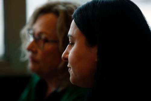 PHIL HOSSACK / WINNIPEG FREE PRESS - Red Top Restaurant owners Vicky Scouras and her daughter Elena  sharing the restaurant's history with the Free Press. Alex Paul's story. December 21, 2018.