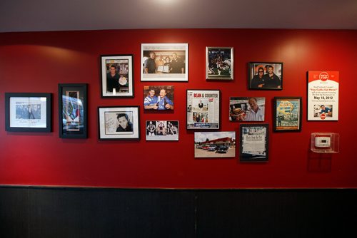 PHIL HOSSACK / WINNIPEG FREE PRESS - Red Top Restaurant Wall of Fame. Alex Paul's story. December 21, 2018.