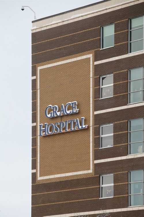 JOHN WOODS / WINNIPEG FREE PRESS
Grace Hospital and Emergency on Portage Avenue in Winnipeg photographed Monday, December 24, 2018.