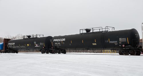 DAVID LIPNOWSKI / WINNIPEG FREE PRESS

Oil tank train cars close to Higgins Avenue Wednesday December 26, 2018. 


For a 49.8 feature running Jan5