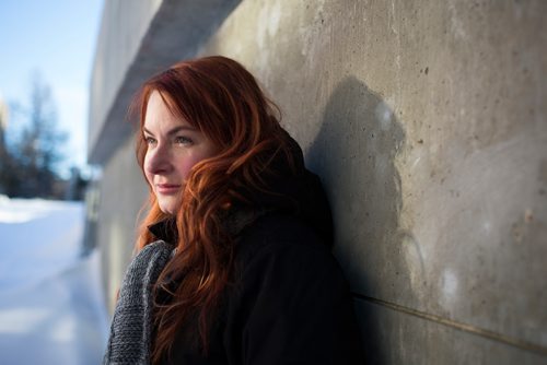 MIKAELA MACKENZIE / WINNIPEG FREE PRESS
Danishka Esterhazy, Winnipeg-raised filmmaker who will be launching her latest feature (Level 16) in early March, poses for a portrait on the University of Manitoba campus in Winnipeg on Friday, Dec. 28, 2018. 
Winnipeg Free Press 2018.