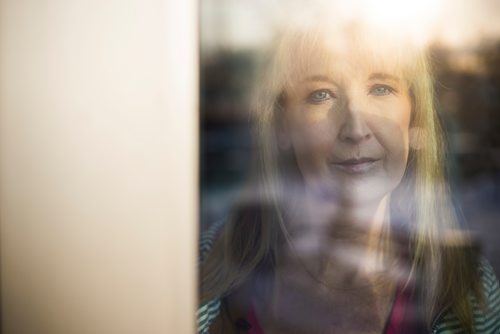 MIKAELA MACKENZIE / WINNIPEG FREE PRESS
Jennifer Zyla, who goes for Herceptin infusions every 3 weeks to keep her breast cancer from returning and is worried that the pumps used to administer it are beyond their inspection due date, poses for a photo at the Buhler Cancer Centre in Winnipeg on Thursday, Jan. 3, 2019. 
Winnipeg Free Press 2018.