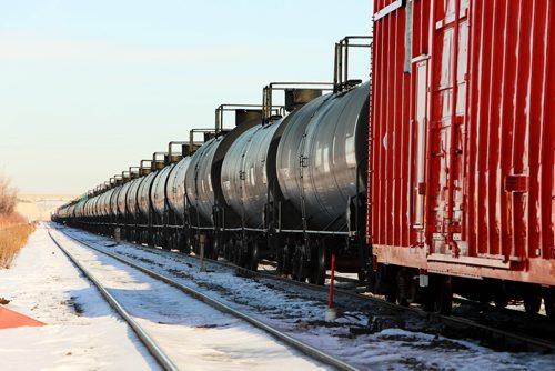 RUTH BONNEVILLE / WINNIPEG FREE PRESS

Tanker rail cars enter the eastern end of the city near Hwy. 59, before heading through the Forks downtown and eventually westward down Taylor Ave. before leaving the city.  

See Dylan's story on oil tankers.

 Jan 04, 2019 
