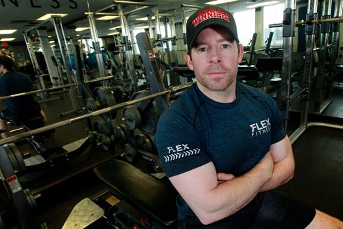 PHIL HOSSACK / WINNIPEG FREE PRESS - Alastair Hopper, personal trainer and owner of Flex Fitness in his gym Saturday. See story. January 5, 2019