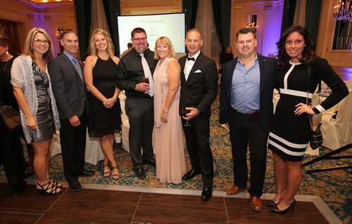 JASON HALSTEAD / WINNIPEG FREE PRESS

Sponsor Accurate Excavating, L-R: Kathe Meseman, Darren Lutz, Liz Miazga, Shawn Tosh, Alice Zeissler, Paul Wyrzykowski, Andrew Lawson and Melissa Lopushansky at the Anxiety Disorders Association of Manitoba's Eve for ADAM gala fundraiser Nov. 10, 2018 at the Hotel Fort Garry's Crystal Ballroom. (See Social Page)