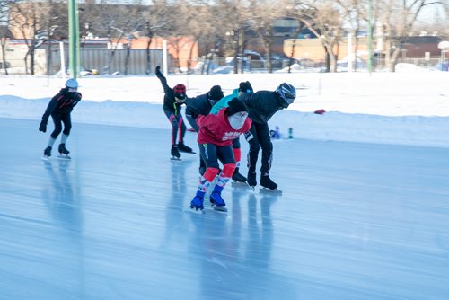 Canstar Community News Dec. 28, 2018  The Manitoba Speed Skating Association hosted a long track training camp at the Susan Auch Oval for 35 youth skaters from across the province on Dec. 27 and 28. (EVA WASNEY/CANSTAR COMMUNITY NEWS/METRO)