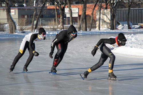 Canstar Community News Dec. 28, 2018  The Manitoba Speed Skating Association hosted a long track training camp at the Susan Auch Oval for 35 youth skaters from across the province on Dec. 27 and 28. (EVA WASNEY/CANSTAR COMMUNITY NEWS/METRO)