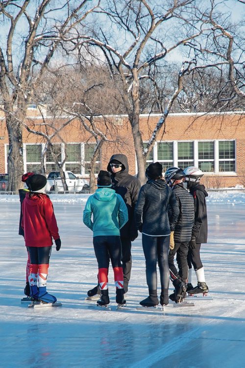 Canstar Community News Dec. 28, 2018  The Manitoba Speed Skating Association hosted a long track training camp at the Susan Auch Oval for 35 youth skaters from across the province on Dec. 27 and 28. (EVA WASNEY/CANSTAR COMMUNITY NEWS/METRO)