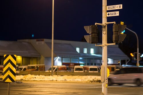 MIKAELA MACKENZIE / WINNIPEG FREE PRESS
Panet road and Nairn avenue, where police shut down the intersection after being called to a "serious incident" in Winnipeg on Thursday, Jan. 10, 2019. 
Winnipeg Free Press 2018.